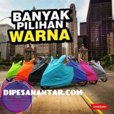 Sarung Motor Cover Super Warna Abu-abu